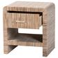 Baxton Studio Callan 1-Drawer Nightstand in Natural, , large