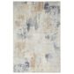 Nourison Rustic Textures RUS02 5"3" x 7"3" Beige and Grey Area Rug, , large