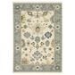 Oriental Weavers Lucca Floral Border 3"3" x 5" Ivory Area Rug, , large