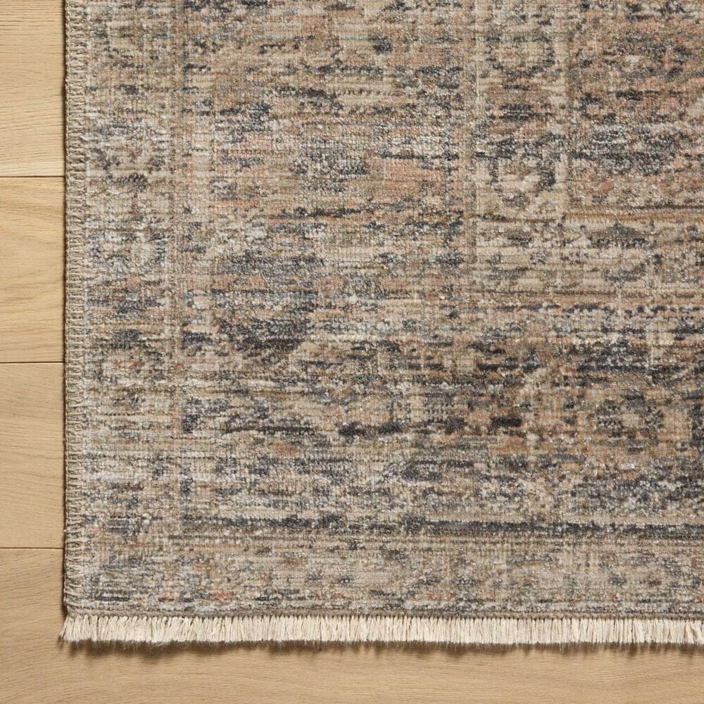 Amber Lewis x Loloi Molly Navy and Blush 6&#39;7&quot; x 9&#39;2&quot; Area Rug, , large