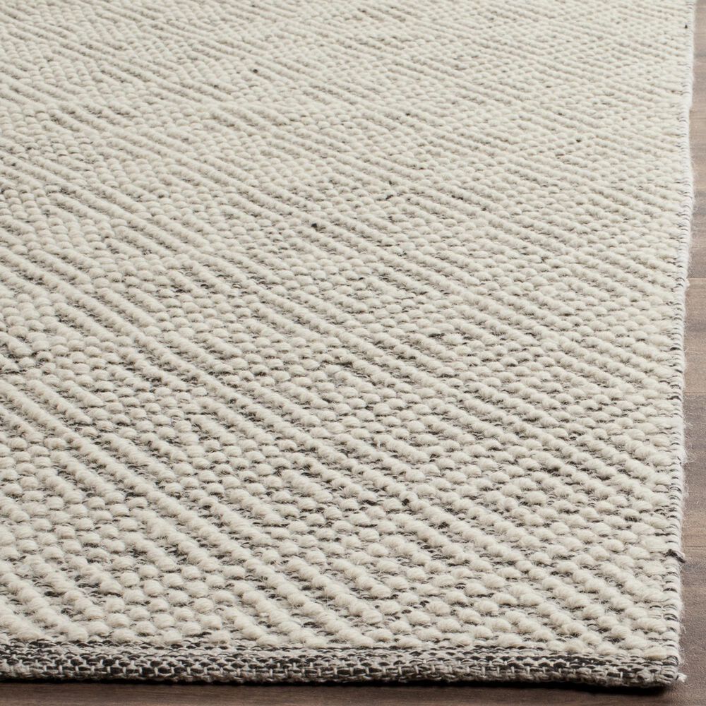Safavieh Natura NAT503A 2&#39;3&quot; x 6&#39; Ivory and Light Grey Runner, , large