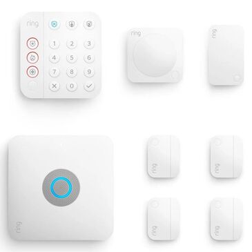 Ring 8-Piece Kit Ring Alarm Pro Security in White, , large