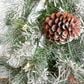 The Gerson Company 9" Pre-Lit Artificial Garland with White LED Lights in Green, , large