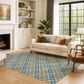 Dalyn Rug Company Soft Essentials Plaid Jewel 5" x 7"6" Indoor/Outdoor Area Rug, , large