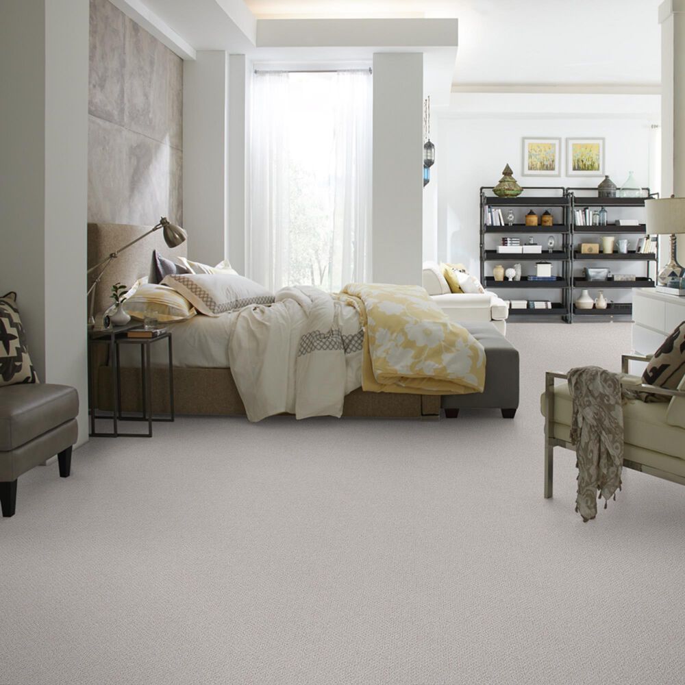 Shaw Detailed Statement Loop Carpet in Ash, , large