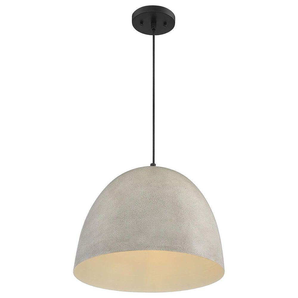 Savoy House 1-Light Pendant in Matte Black, , large