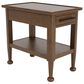 Riverside Furniture Calhoun Chairside Table in Ebony Whiskey Oak, , large