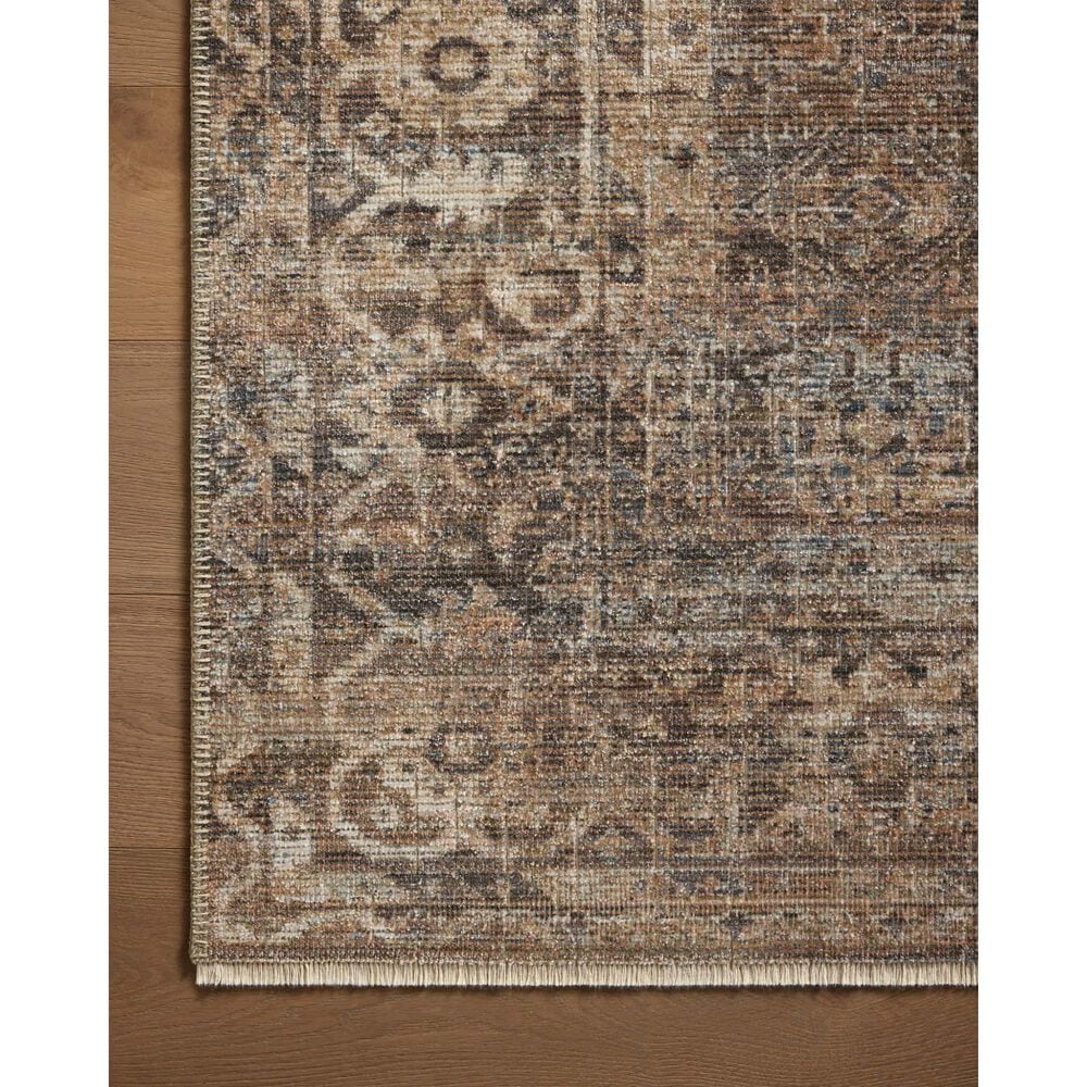 Loloi Heritage 8&#39; x 10&#39; Mocha and Denim Area Rug, , large