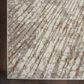 Nourison Metallic 5"3" x 7"3" Grey Mocha and Gold Area Rug, , large