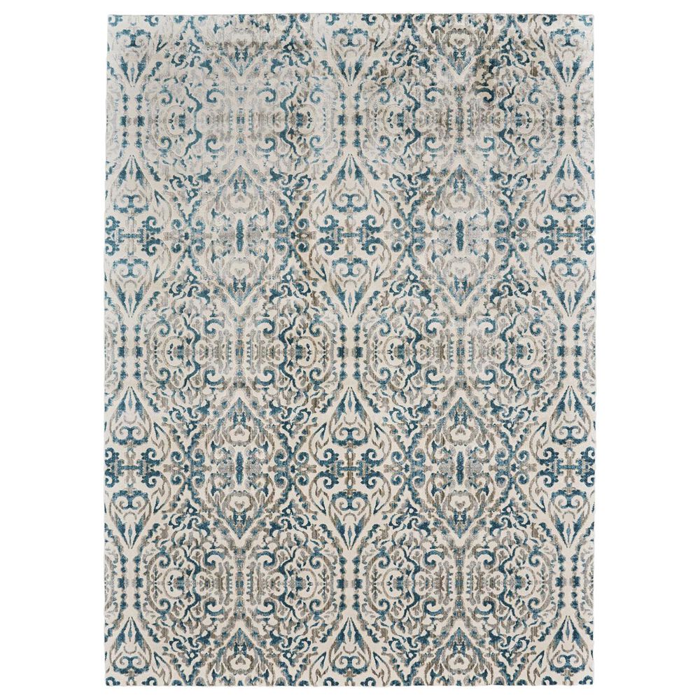 Feizy Rugs Keats 2"2" x 4" Turquoise Area Rug, , large