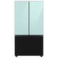 Samsung Bespoke Bespoke 3-Door French Door Refrigerator Top Panel in Morning Blue Glass, , large
