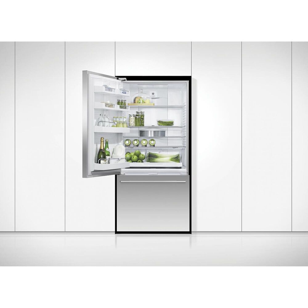 Fisher &amp; Paykel 17 Cu. Ft. Counter Depth Refrigerator with Left Hinge in Stainless Steel, , large