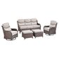 Sunwell Garden 5-Piece Conversation Set in Beige, , large