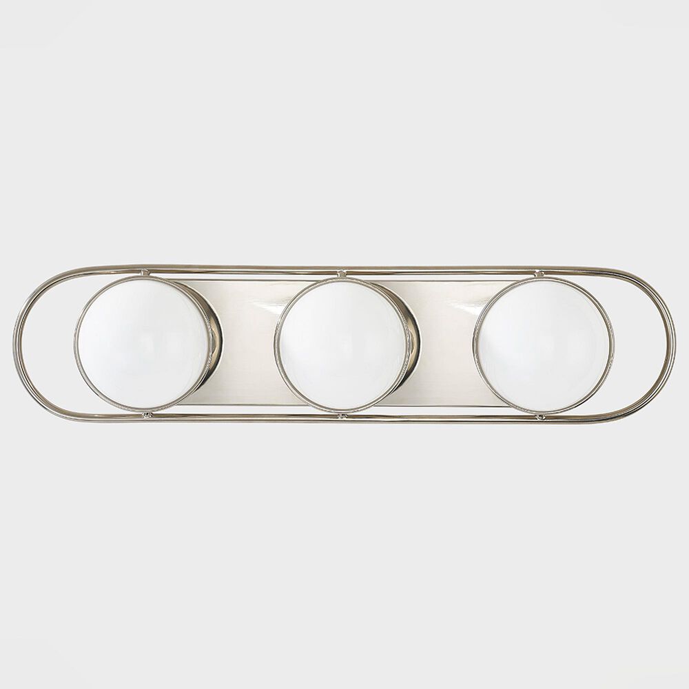 Mitzi Lighting Amy 3-Light Wall Sconce in Polished Nickel, , large