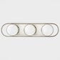 Mitzi Lighting Amy 3-Light Wall Sconce in Polished Nickel, , large