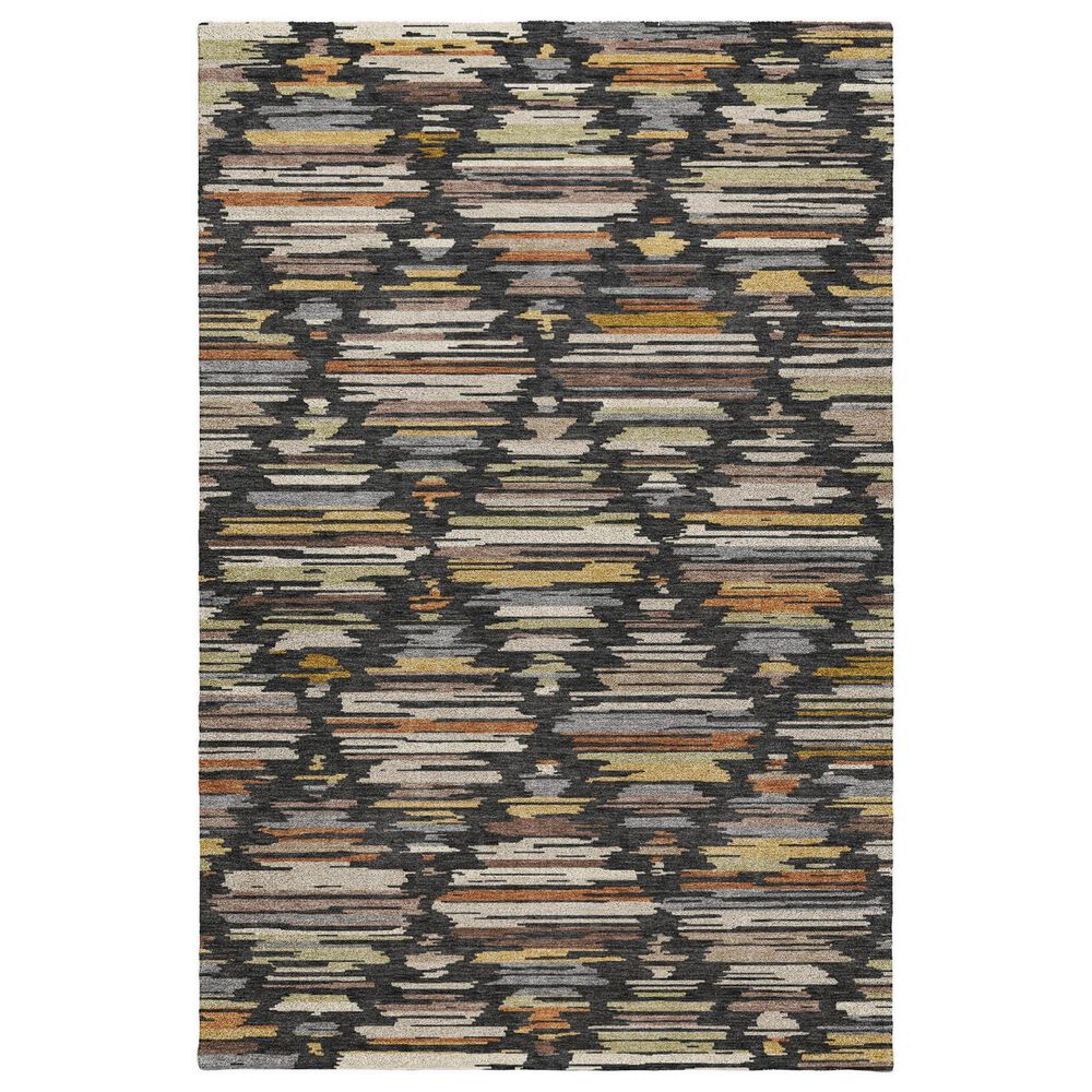 Dalyn Rug Company Kenner KN2 Black 5" x 7"6" Area Rug, , large