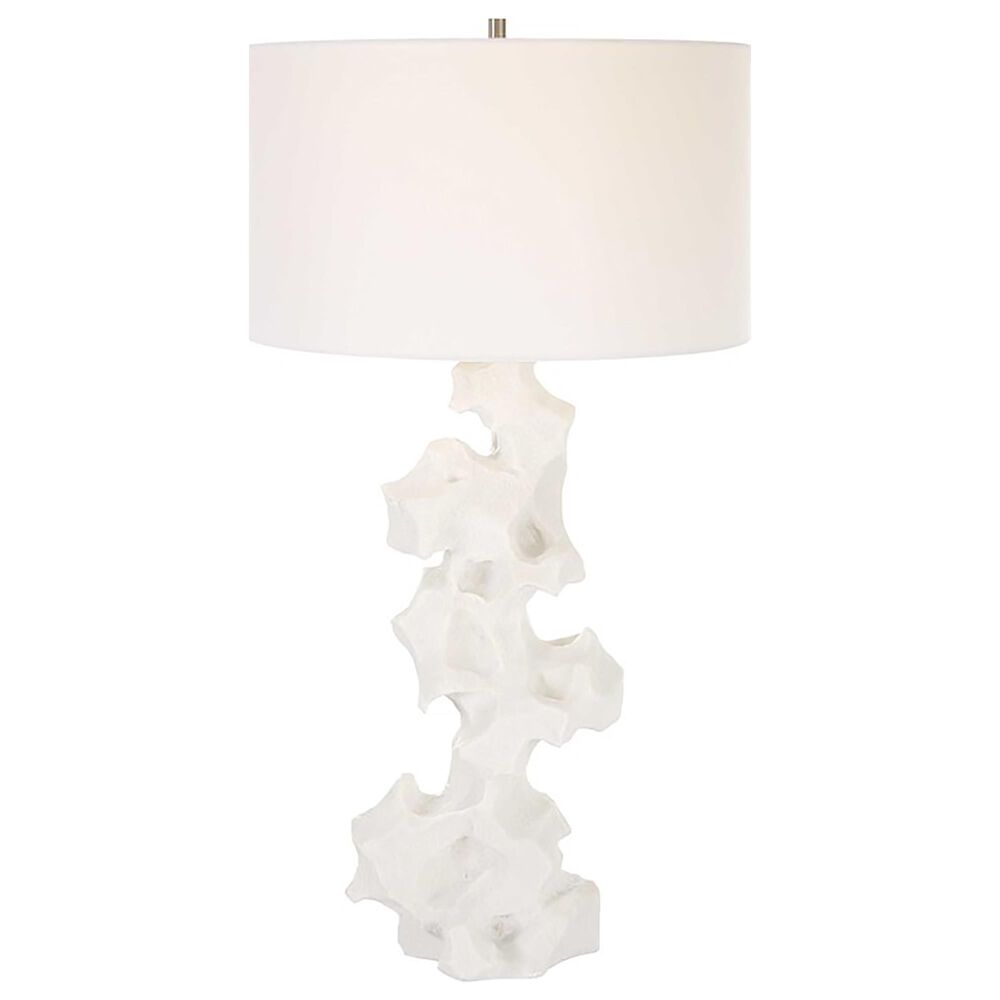Uttermost Remnant Table Lamp in White, , large