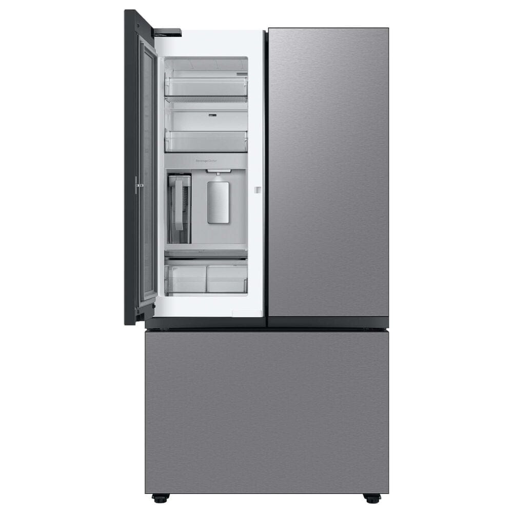Samsung Bespoke Bespoke 24 Cu. Ft. French Door Refrigerator with Beverage Center - Stainless Steel Panels Included, , large