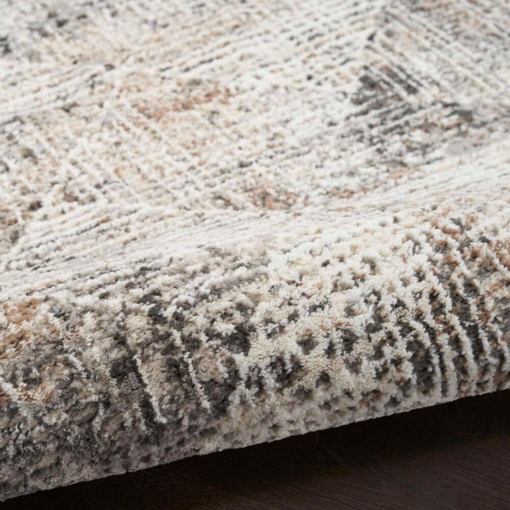 Nourison Sustainable Trends 2&#39;2&quot; x 7&#39;6&quot; Ivory and Multicolor Runner, , large