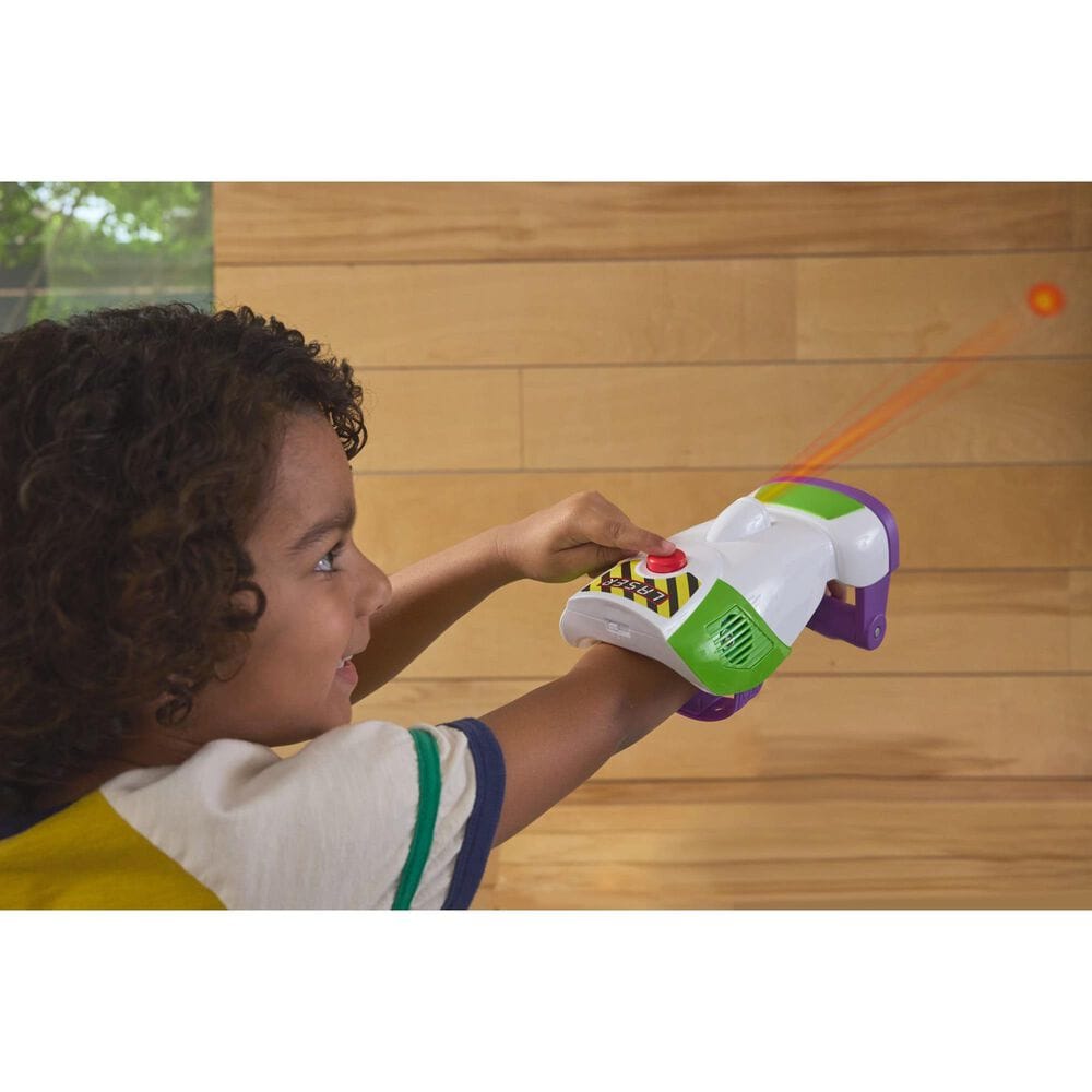 Pixar Toy Story 5 Buzz Lightyear Roleplay Laser Gauntlet with Lights and Sounds, , large