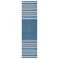 Safavieh Montauk MTK214A 2"6" x 12" Blue and Grey Runner, , large