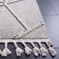 Safavieh Marrakesh MRK552F 2"2" x 6" Grey and Ivory Runner, , large