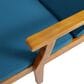 Hearth and Haven Perla Outdoor Double Chaise Lounge with Cushion in Teak, , large