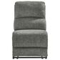 Signature Design by Ashley Goalie 6-Piece Manual Reclining Curved Sectional in Pewter, , large