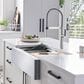 Blanco Quatrus 33" R15 Ergon Apron Super Single Farmhouse Kitchen Sink in Refined Brushed, , large