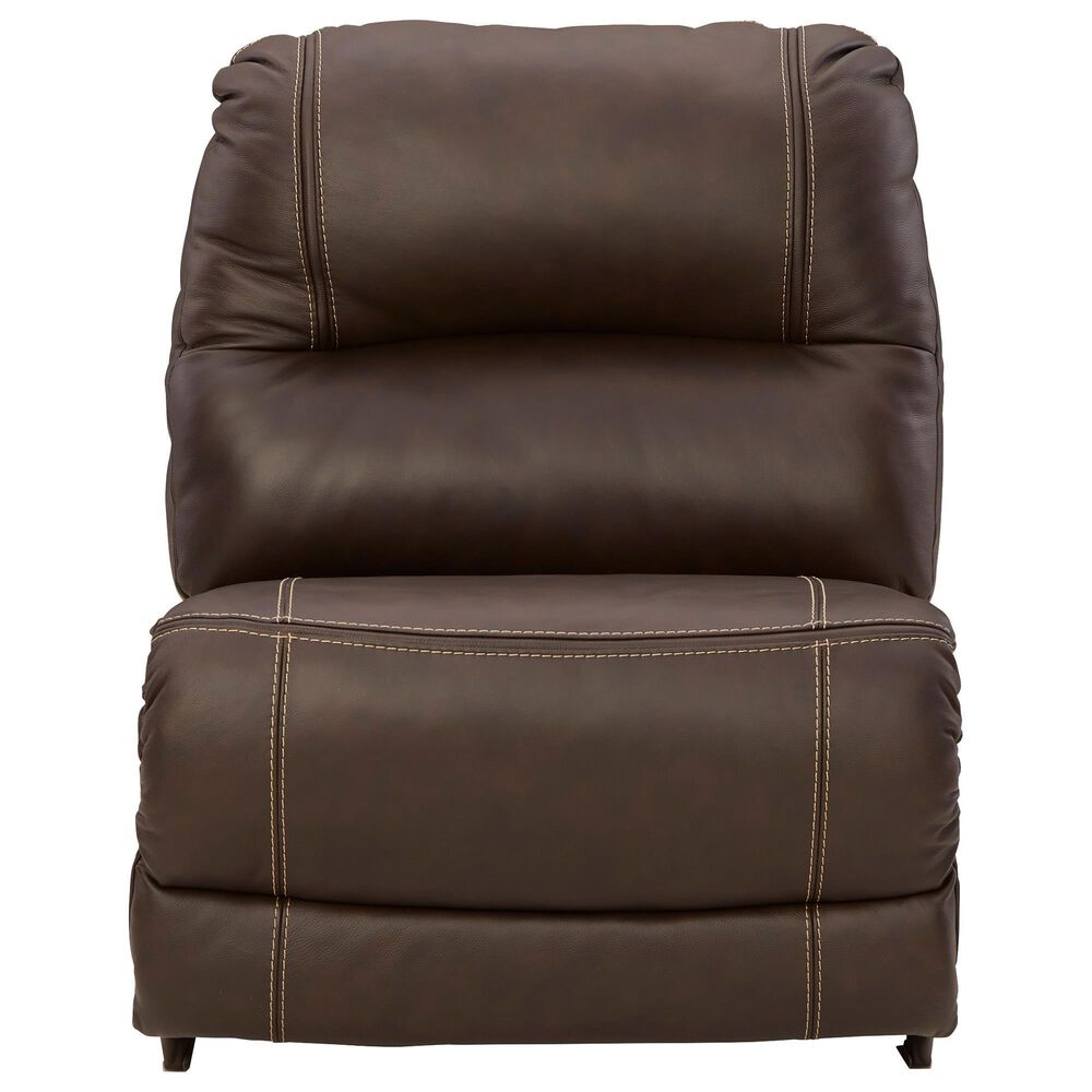 Signature Design by Ashley Dunleith 6-Piece Power Reclining Curved Sectional in Chocolate, , large