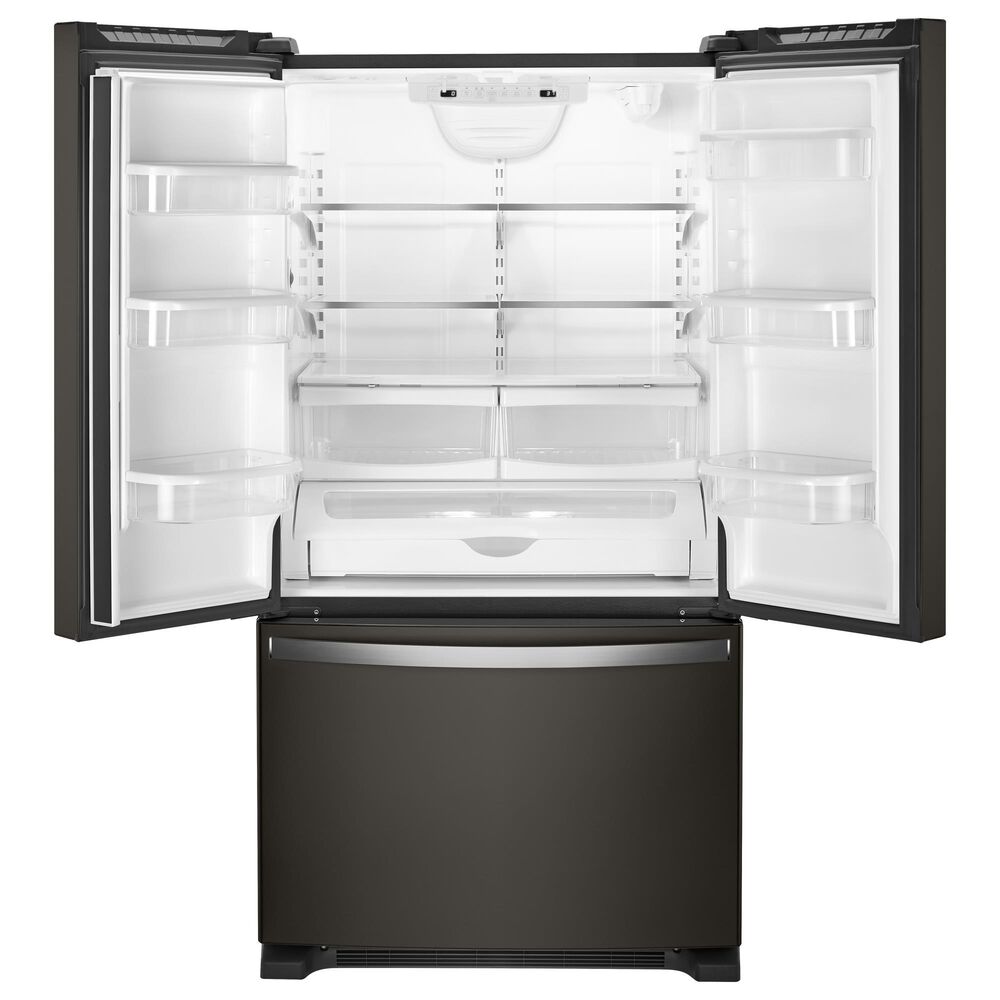 Whirlpool 22.1 Cu. Ft. Freestanding French Door Refrigerator in Black Stainless Steel, , large