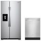 Whirlpool 2PC PKG REFER/ BLTN DISHWASHER, , large