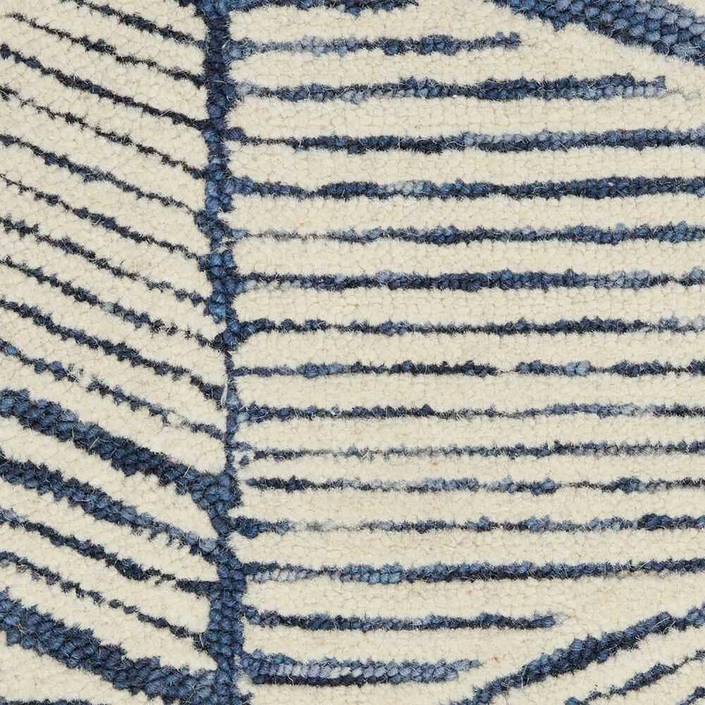 Nourison Colorado 3&#39;9&quot; x 5&#39;9&quot; White and Blue Area Rug, , large