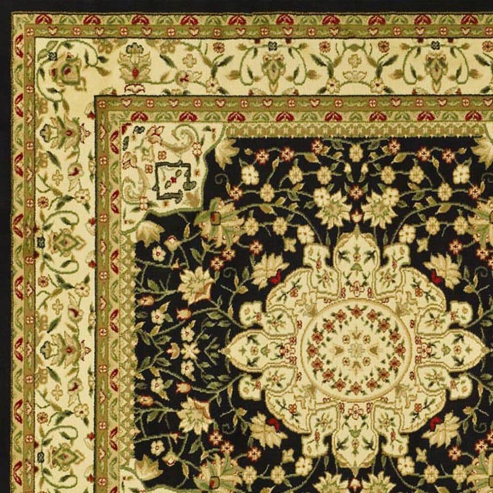 Safavieh Lyndhurst LNH213 6&#39; x 9&#39; Black and Ivory Area Rug, , large