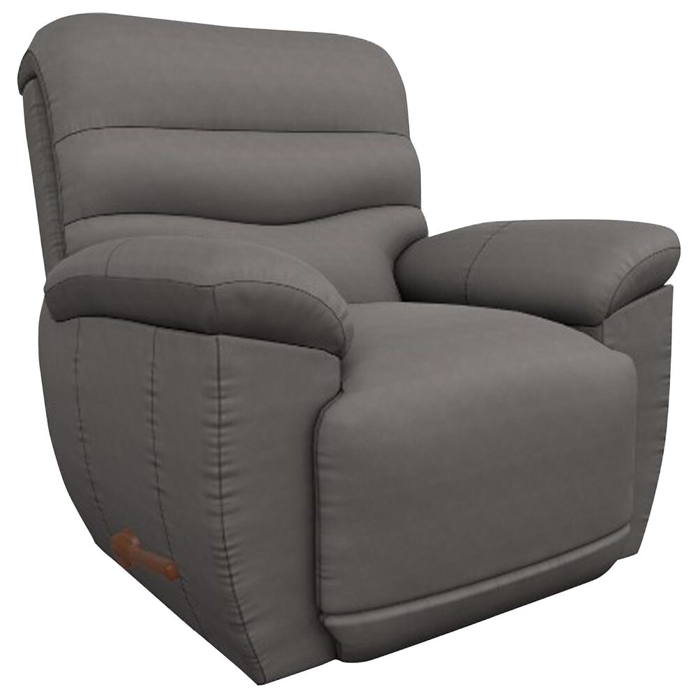 La-Z-Boy Joshua Manual Rocker Recliner with Tall Base in Goshen Grey, , large