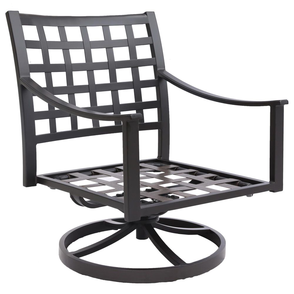 GatherCraft Presidio 5-Piece Round Firepit Chat Set in Linen Terracotta, , large