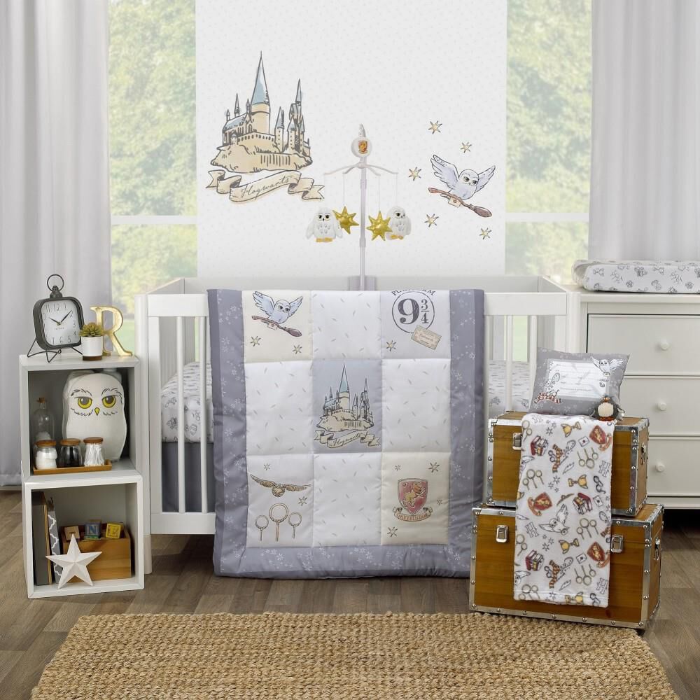 Nojo Baby and Kids Magical Moments 3 Piece Crib Set with Owls and Stars NFM