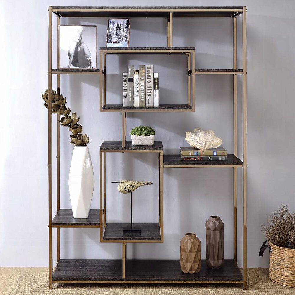 Gunnison Co. Scaola Bookshelf in Champagne, , large