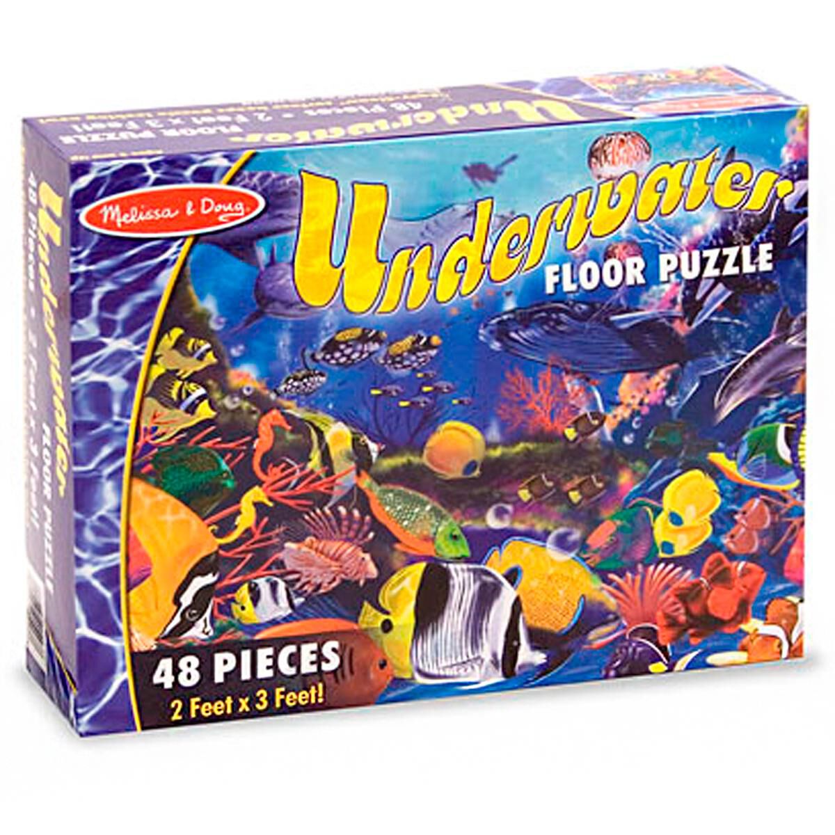 Melissa Doug Underwater Floor Puzzle 48 Pieces NFM