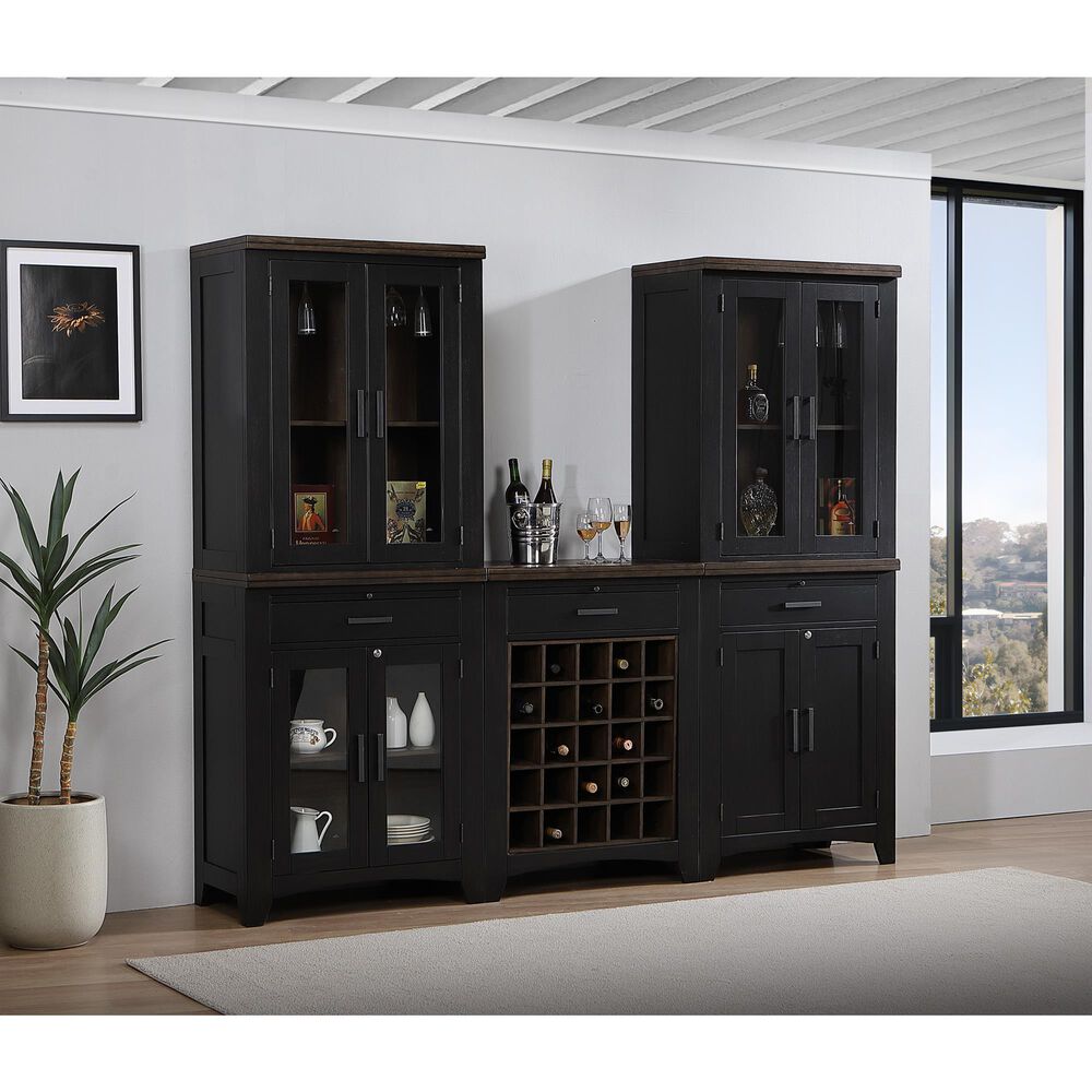 ECI FURNITURE Ashford Wall Bar in Black, , large