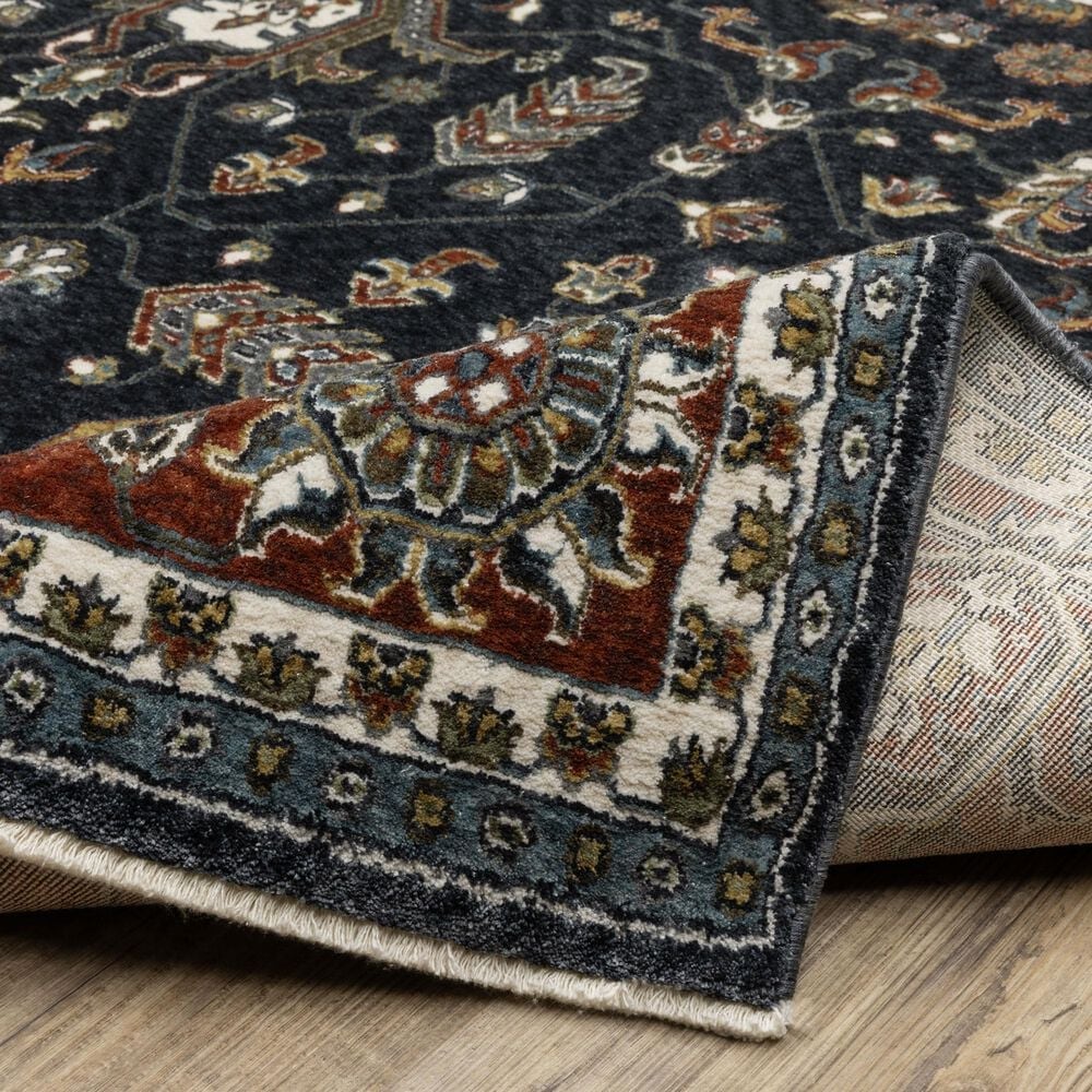 Oriental Weavers Vivian VI05A 2&#39;3&quot; x 7&#39;6&quot; Blue Runner, , large