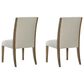 Hooker Furniture Chapman Upholstered Side Chair in Beige (Set of 2), , large