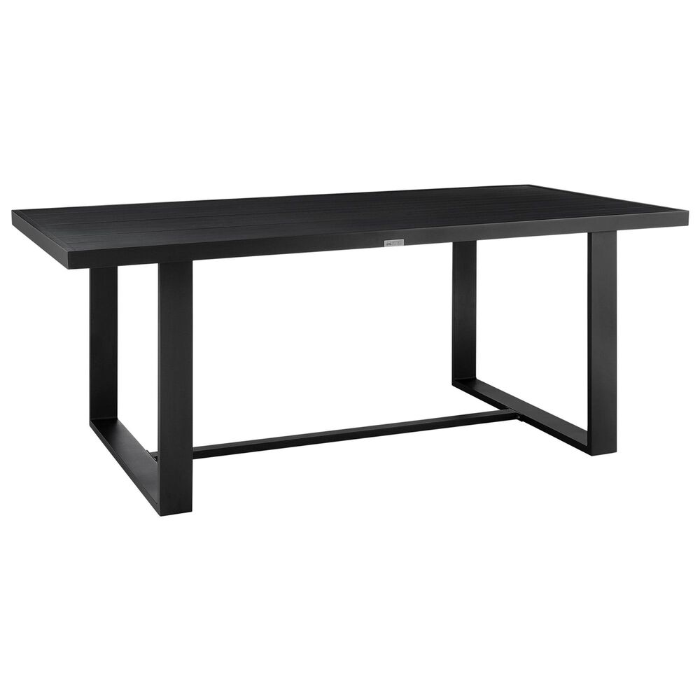 Blue River Felicia Outdoor Patio Dining Table in Black - Table Only, , large