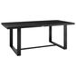 Blue River Felicia Outdoor Patio Dining Table in Black - Table Only, , large
