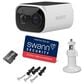 Swann EVO Solar 2K Outdoor Wi-Fi Security Camera in White, , large