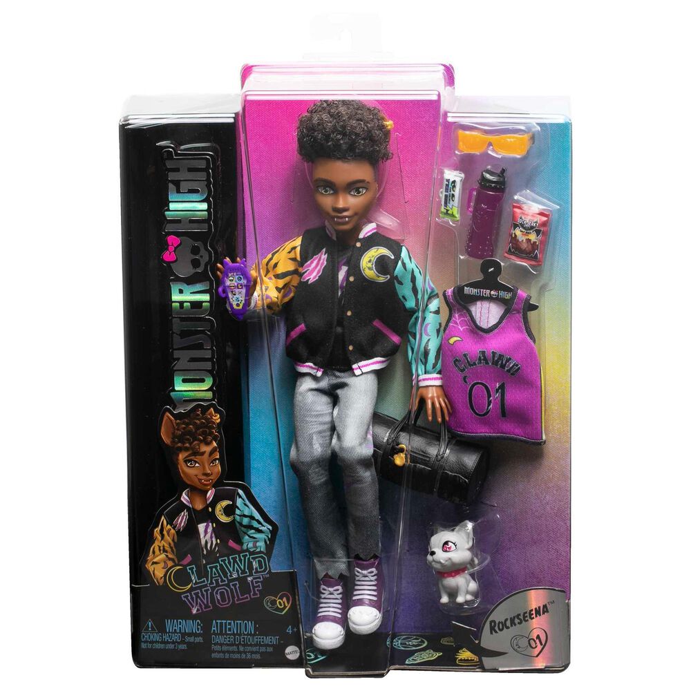 Monster High Monster High Doll - Clawd Wolf with Pet and Accessories in Multicolor, , large