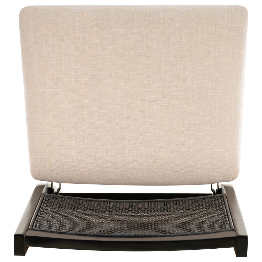 Linon Home Decor Bauer Cane Folding Side Chair in Black, , large