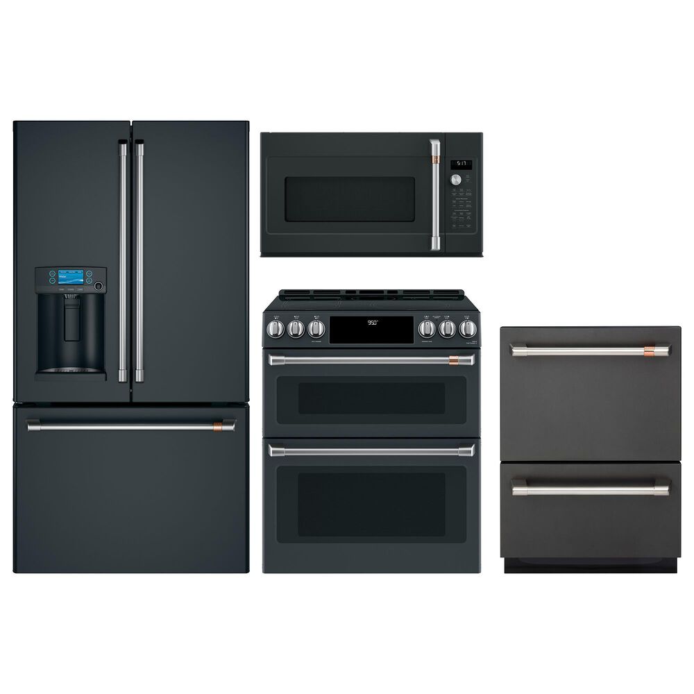 Cafe 4 Piece Kitchen Package in Black, , large