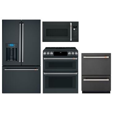Cafe 4 Piece Kitchen Package in Black, , large