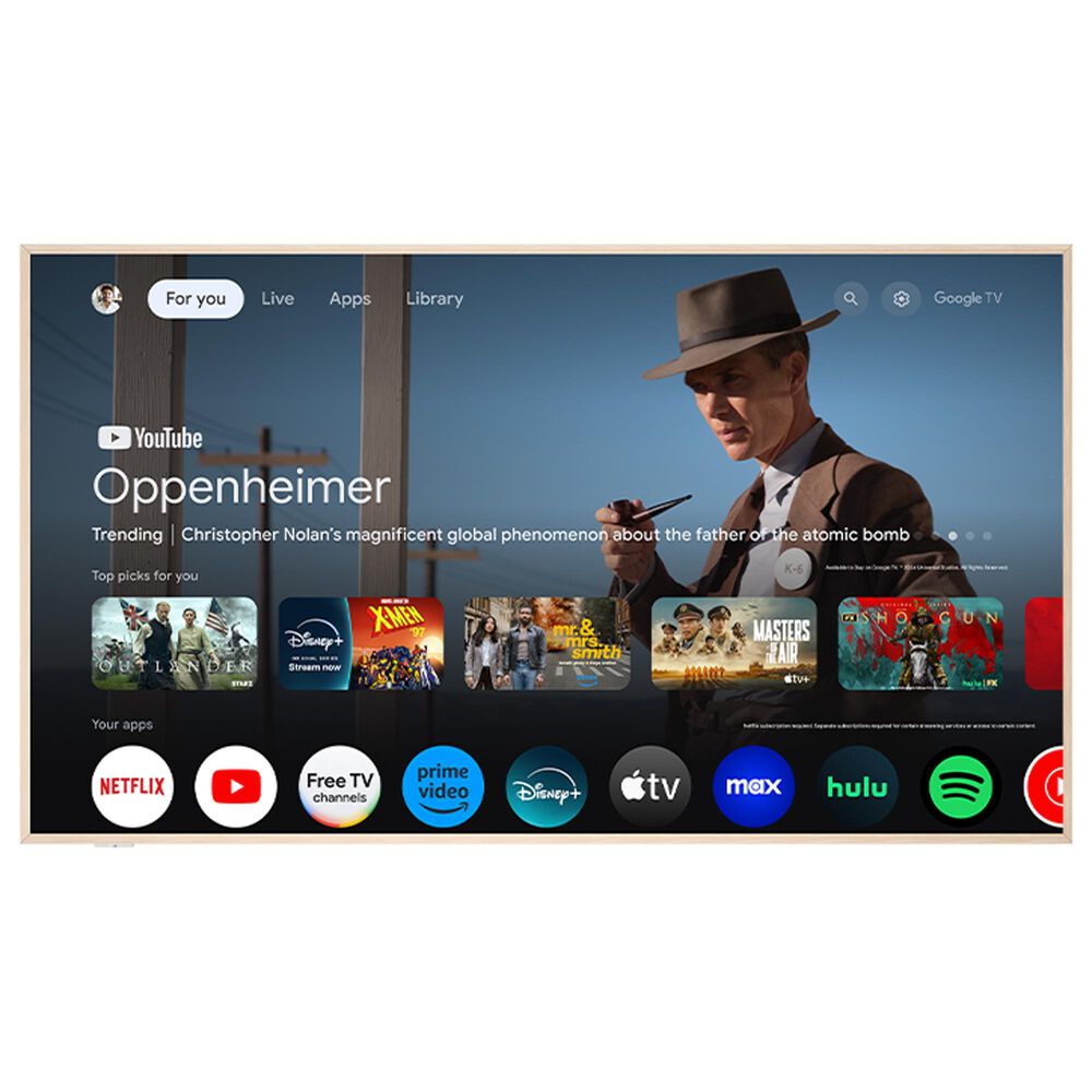 TCL 85&quot; Class NXTVISION QLED 4K HDR in Off White - Smart TV, , large